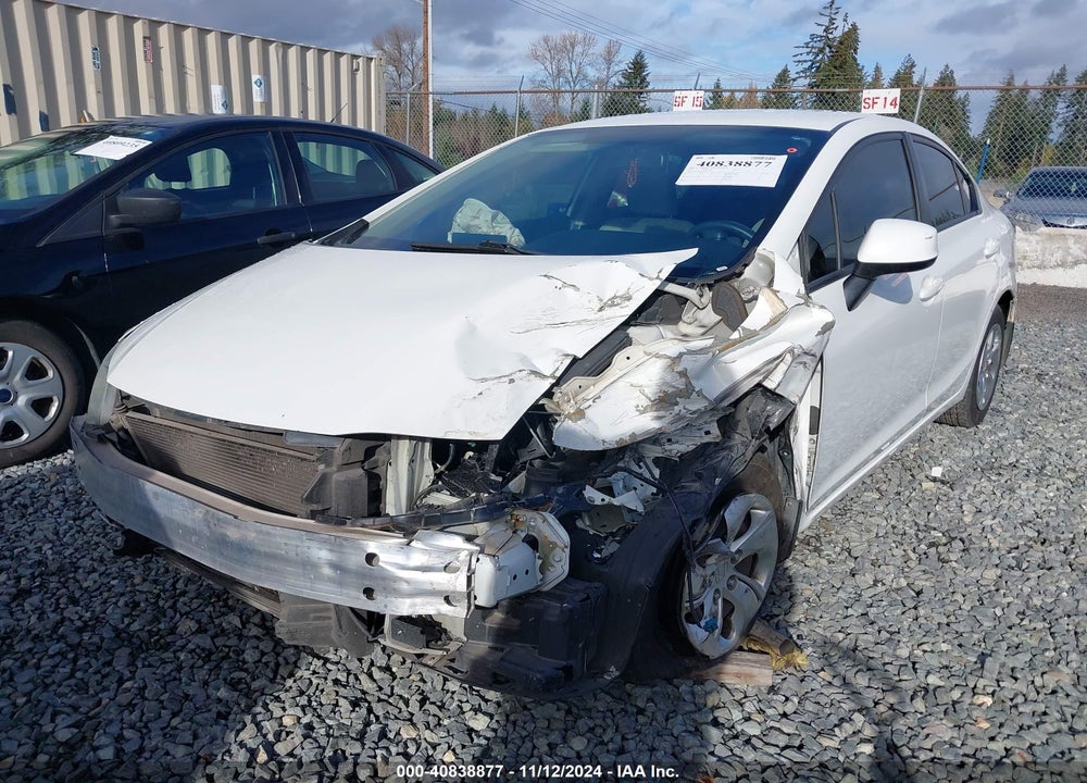2013 HONDA CIVIC LX VIN: 2HGFB2F56DH523416