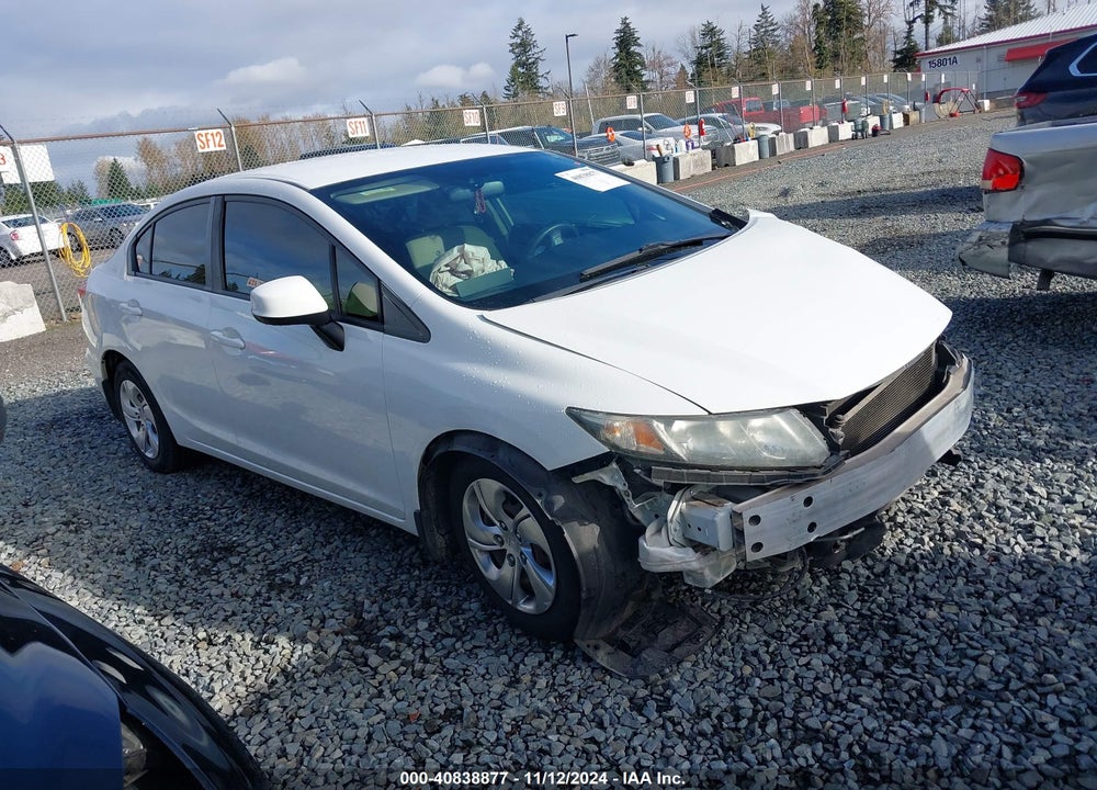 2013 HONDA CIVIC LX VIN: 2HGFB2F56DH523416