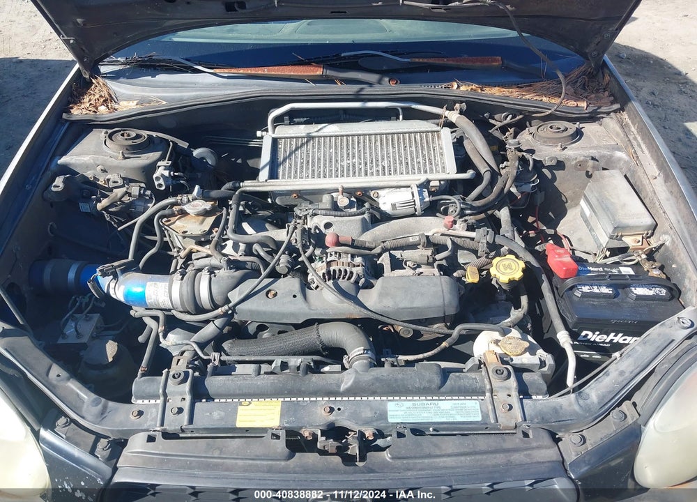2002 SUBARU IMPREZA WRX VIN: JF1GD29622G504376