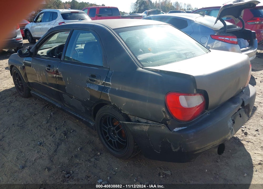 2002 SUBARU IMPREZA WRX VIN: JF1GD29622G504376