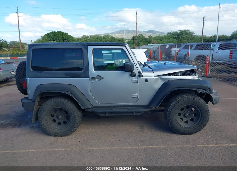 2016 JEEP WRANGLER SPORT VIN: 1C4AJWAG8GL323530