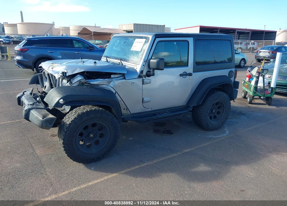 2016 JEEP WRANGLER SPORT VIN: 1C4AJWAG8GL323530