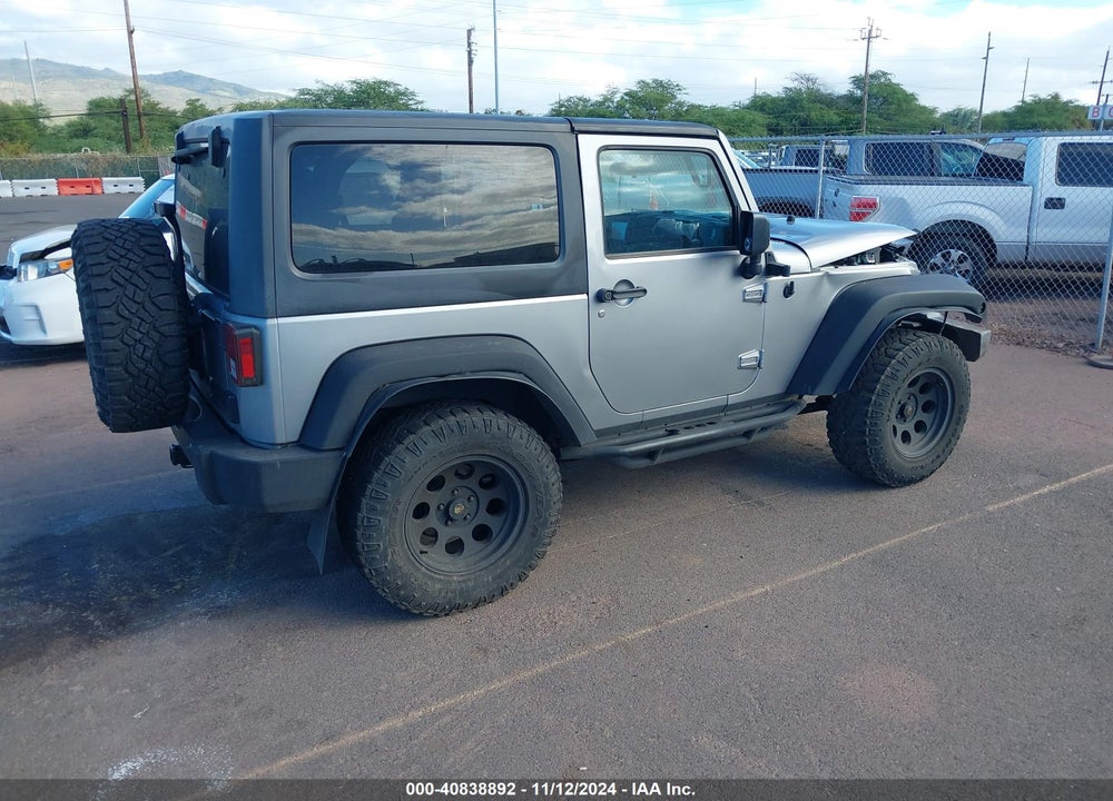 2016 JEEP WRANGLER SPORT VIN: 1C4AJWAG8GL323530