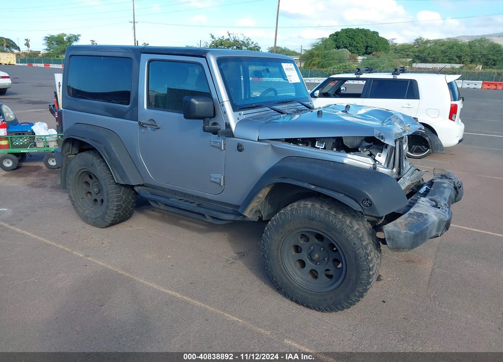 2016 JEEP WRANGLER SPORT VIN: 1C4AJWAG8GL323530