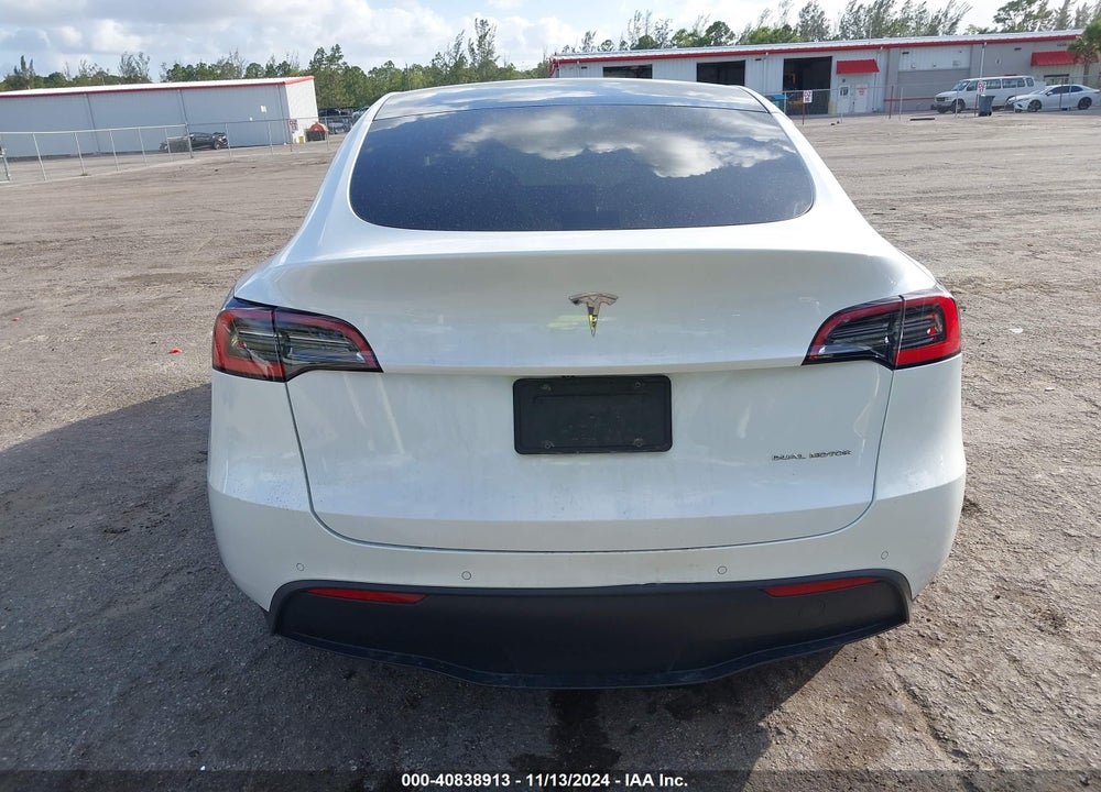 2021 TESLA MODEL Y LONG RANGE DUAL MOTOR ALL-WHEEL DRIVE VIN: 5YJYGDEE6MF102873