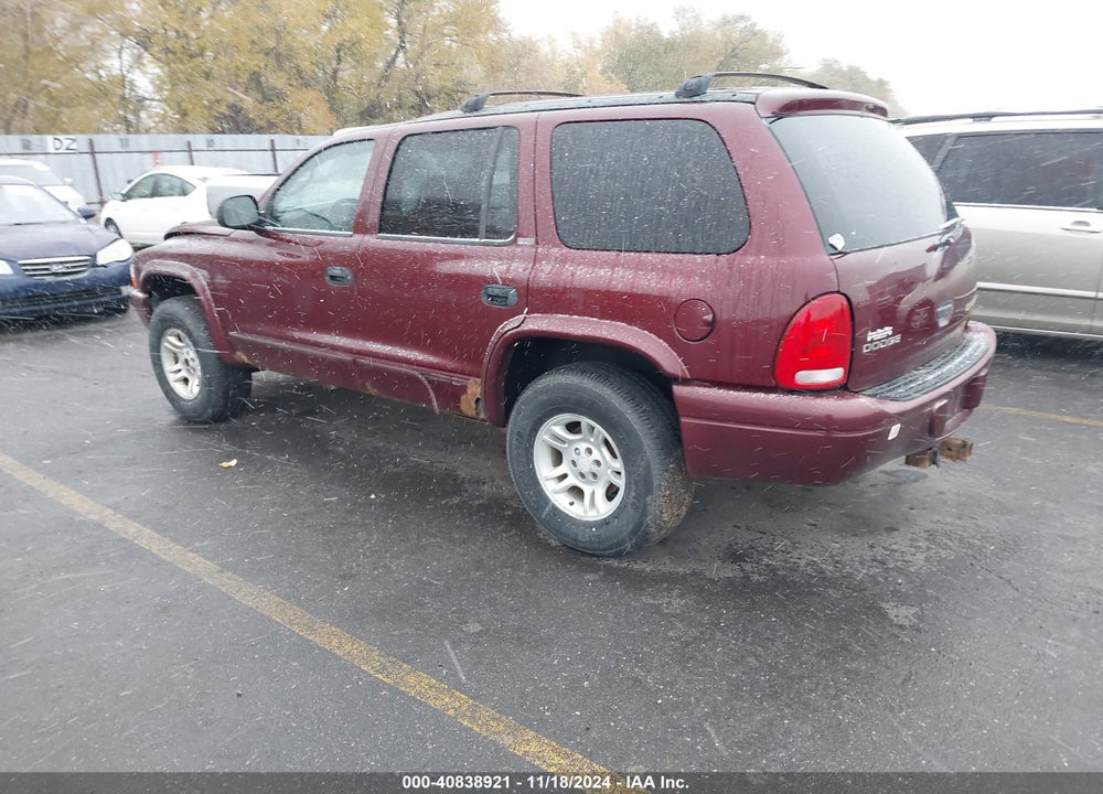 2002 DODGE DURANGO SLT VIN: 1B4HS48N82F134711