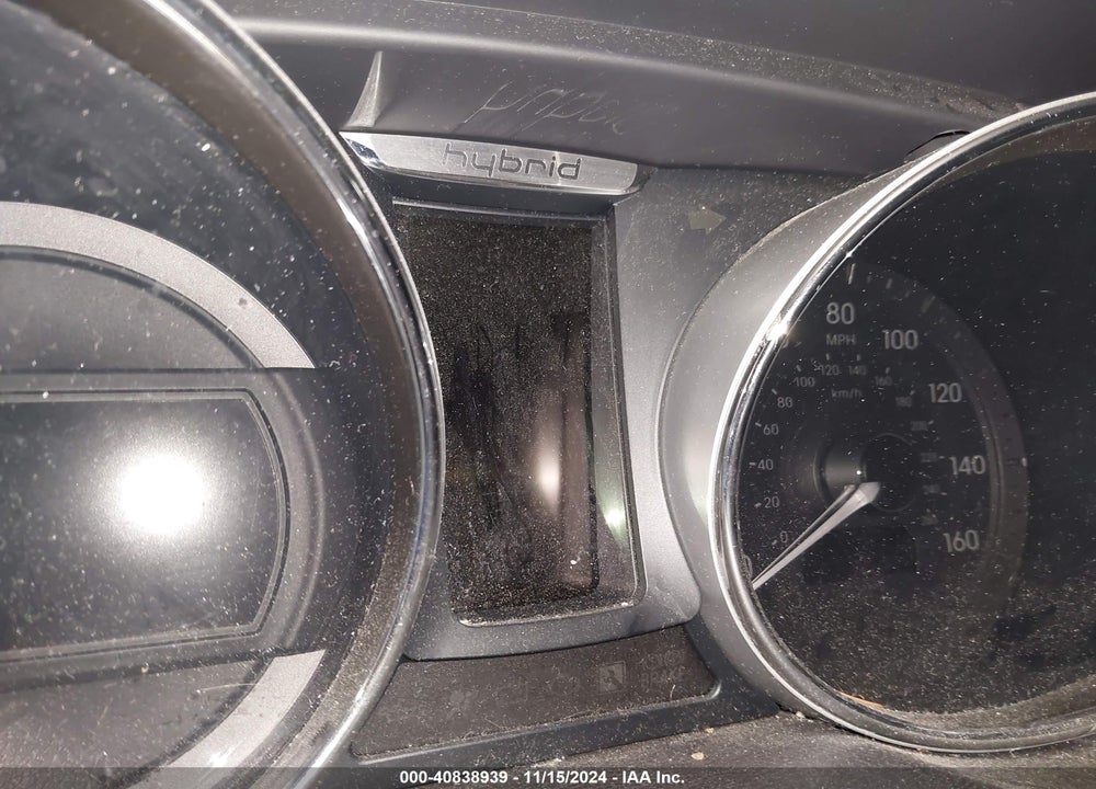 2013 HYUNDAI SONATA HYBRID LIMITED VIN: KMHEC4A40DA075587