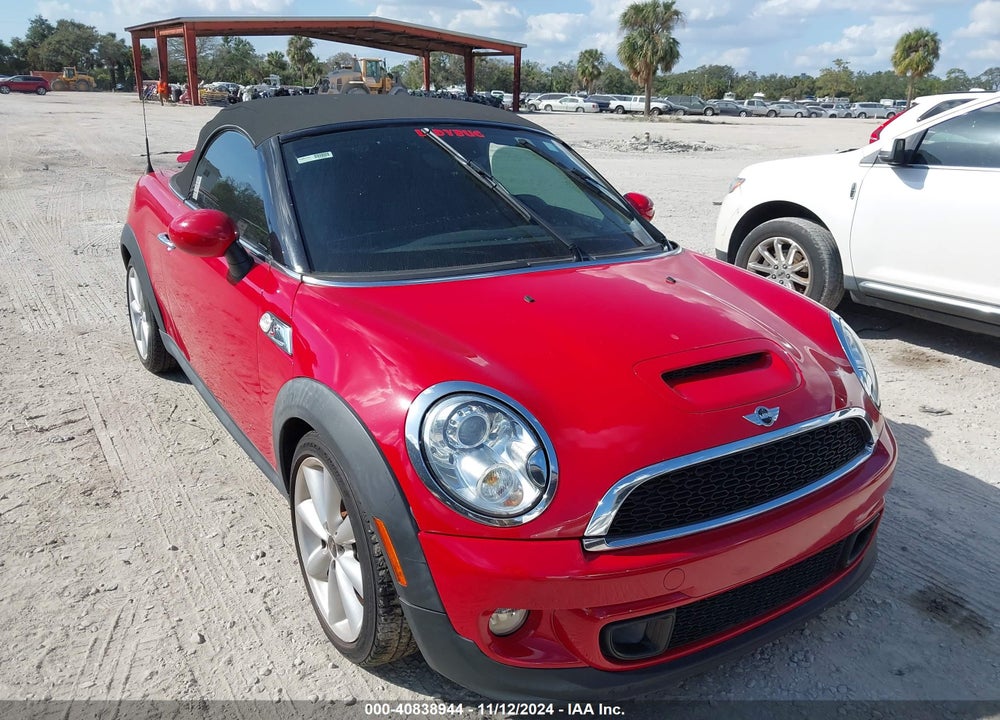 2013 MINI ROADSTER COOPER S VIN: WMWSY3C51DT594562