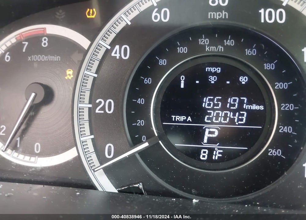 2016 HONDA ACCORD VIN: 1HGCR2F32GA022815