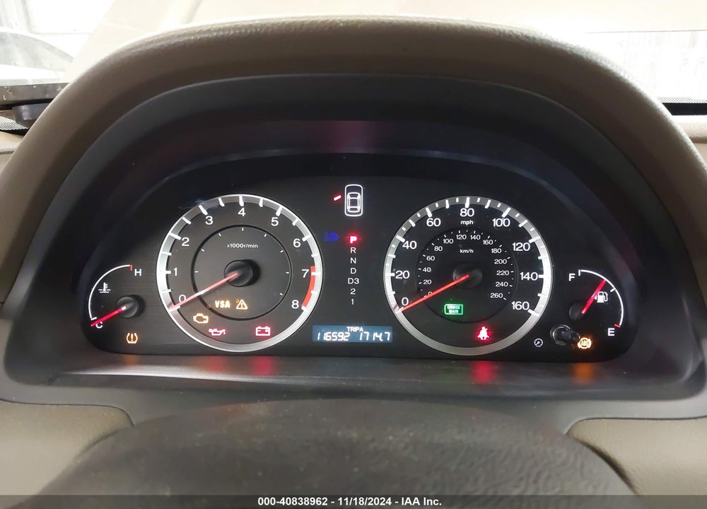 2009 HONDA ACCORD 2.4 LX VIN: 1HGCP26369A023989