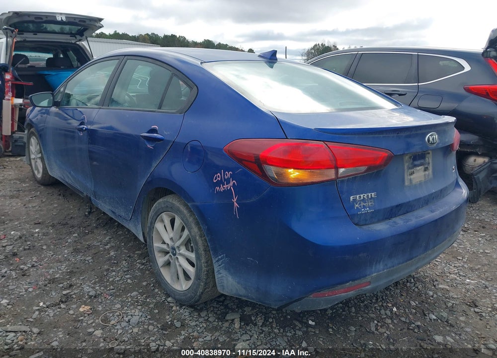 2017 KIA FORTE S VIN: 3KPFL4A76HE102829