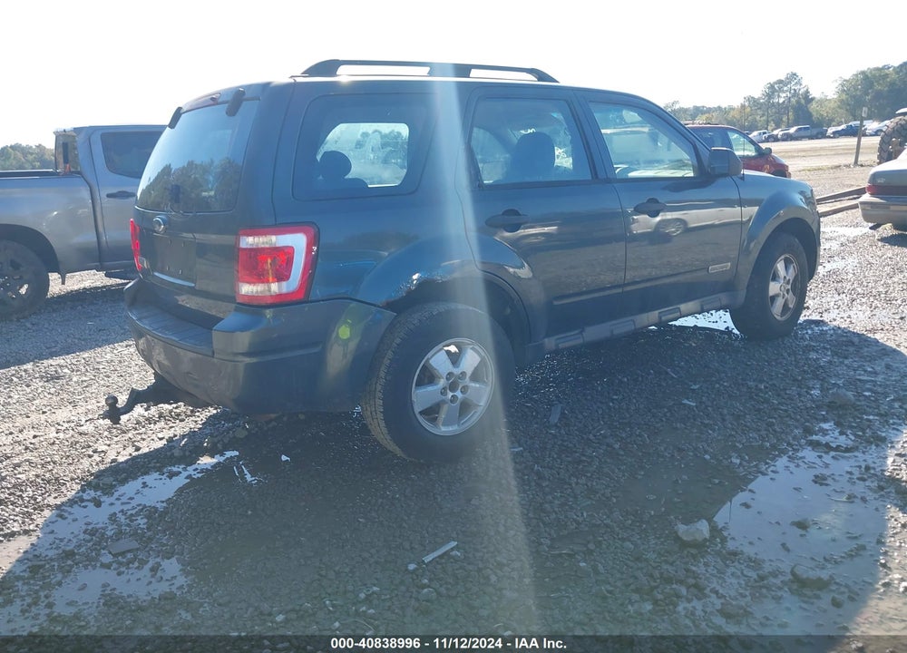 2008 FORD ESCAPE XLS/XLS MANUAL VIN: 1FMCU02Z58KA46688