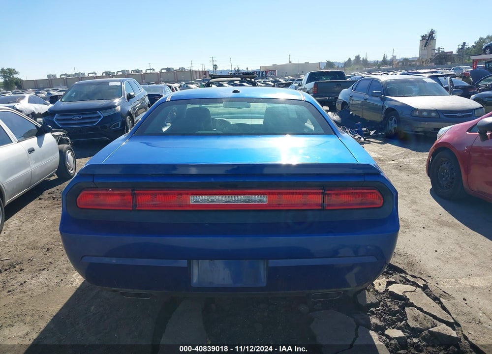 2012 DODGE CHALLENGER R/T VIN: 2C3CDYBT1CH262217