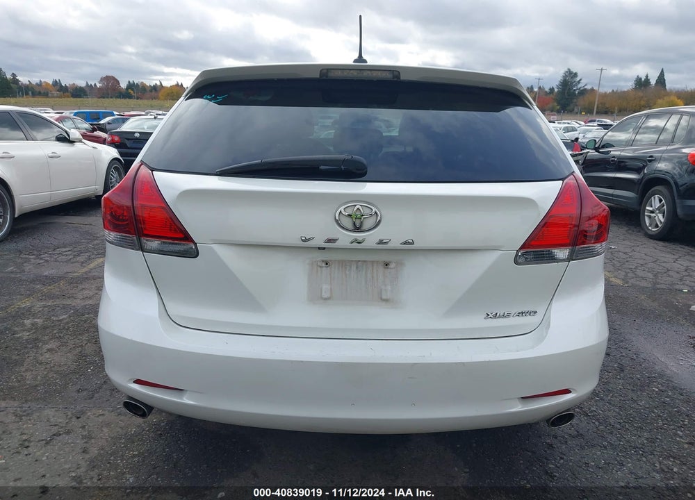 2014 TOYOTA VENZA XLE V6 VIN: 4T3BK3BB0EU098372