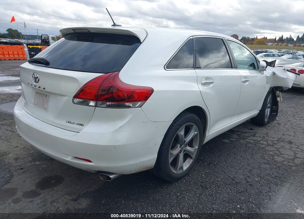 2014 TOYOTA VENZA XLE V6 VIN: 4T3BK3BB0EU098372