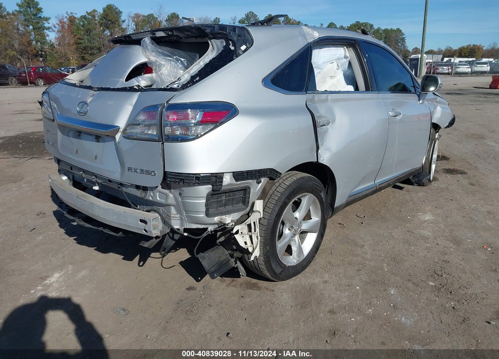2010 LEXUS RX 350 VIN: 2T2BK1BA6AC026054