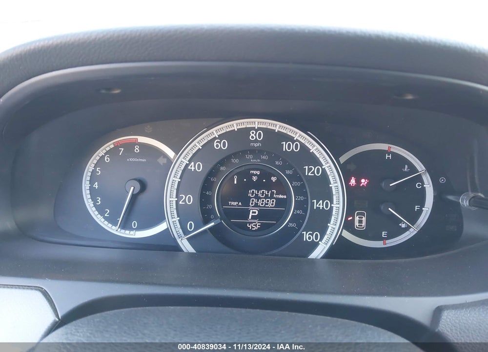 2013 HONDA ACCORD LX VIN: 1HGCR2F31DA164794