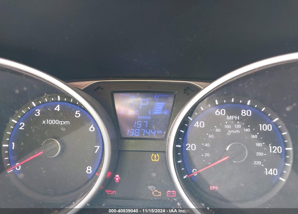 2012 HYUNDAI TUCSON GLS VIN: KM8JU3AC7CU494501