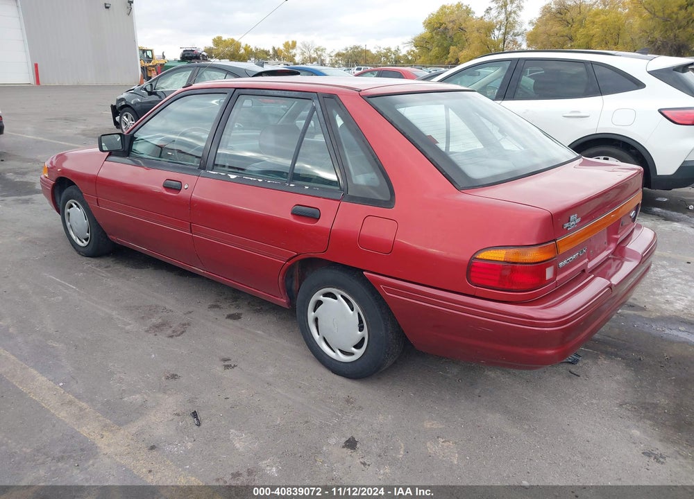 1993 FORD ESCORT LX VIN: 1FAPP14J2PW150160