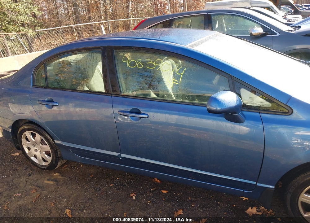 2008 HONDA CIVIC LX VIN: 1HGFA165X8L098885