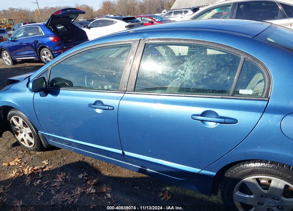 2008 HONDA CIVIC LX VIN: 1HGFA165X8L098885