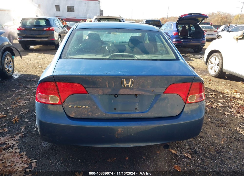 2008 HONDA CIVIC LX VIN: 1HGFA165X8L098885