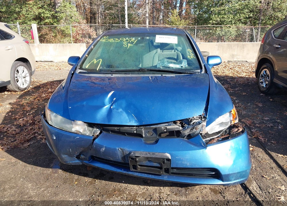 2008 HONDA CIVIC LX VIN: 1HGFA165X8L098885