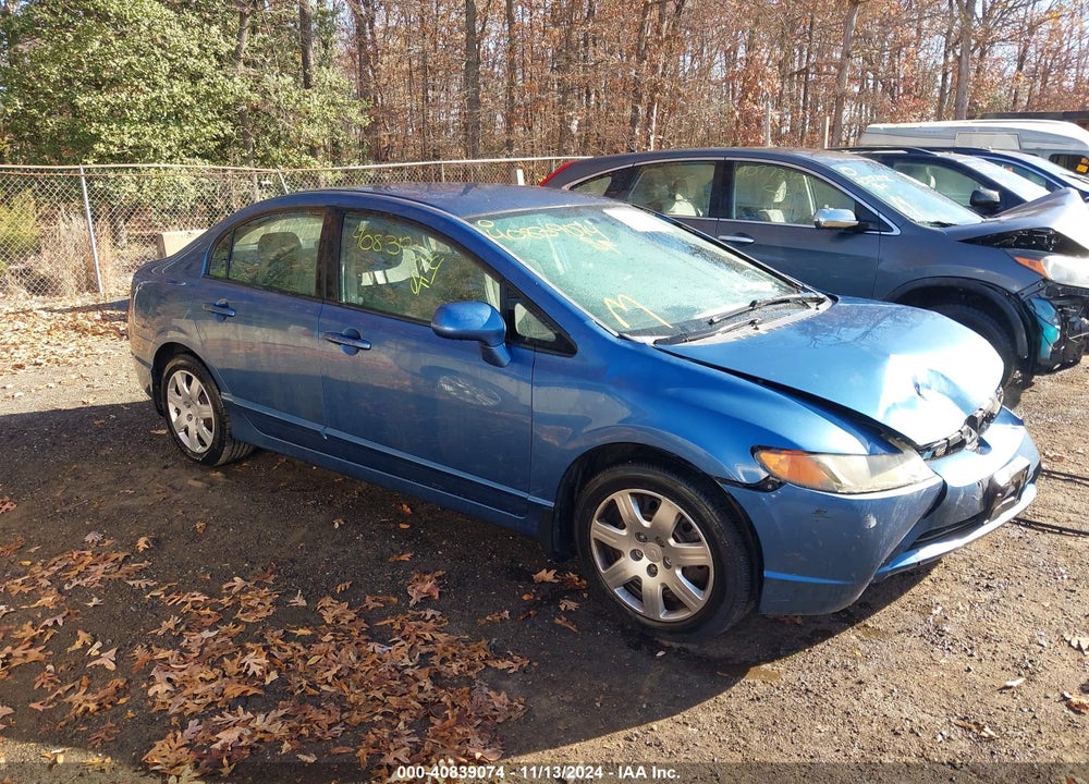2008 HONDA CIVIC LX VIN: 1HGFA165X8L098885