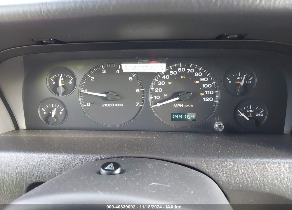 1999 JEEP GRAND CHEROKEE LAREDO VIN: 1J4GW58S3XC680978