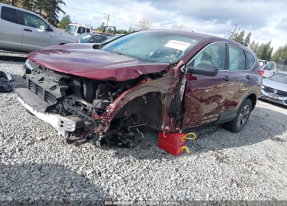 2019 HONDA CR-V LX VIN: 5J6RW6H31KL001435