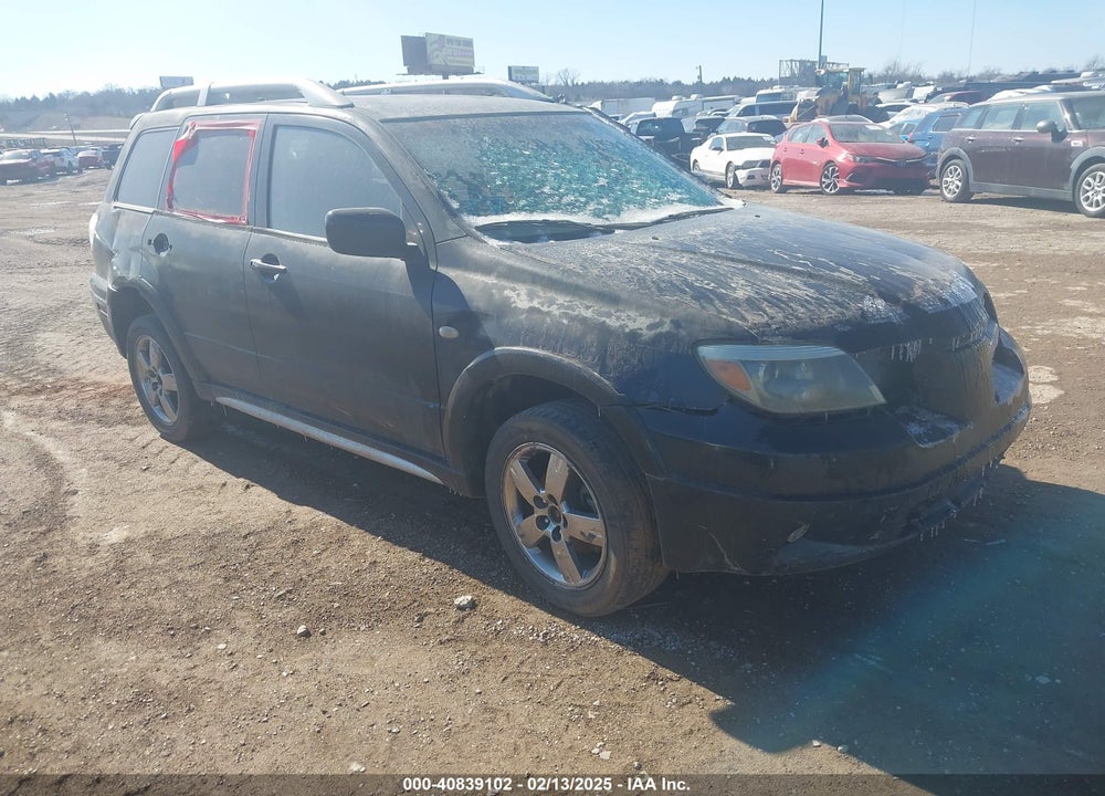 2006 MITSUBISHI OUTLANDER SE VIN: JA4LX41FX6U007147