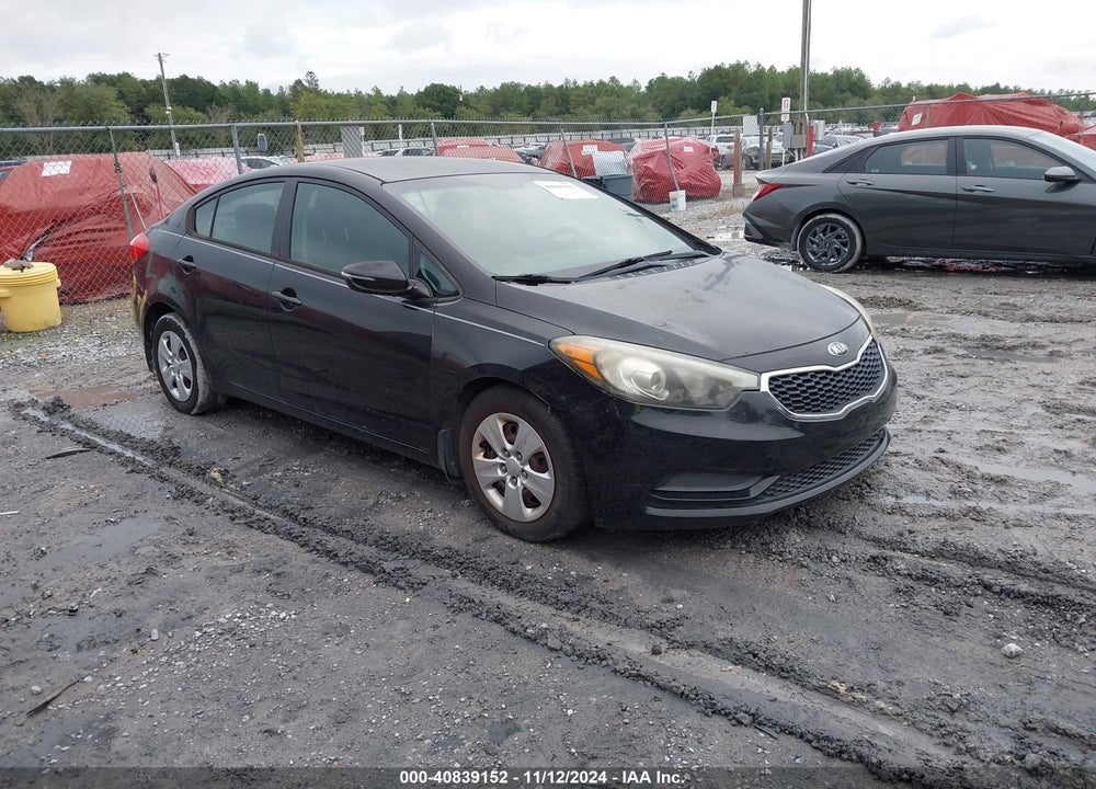 2015 KIA FORTE LX VIN: KNAFX4A63F5392786