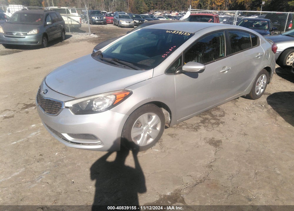 2016 KIA FORTE VIN: KNAFK4A60G5552896