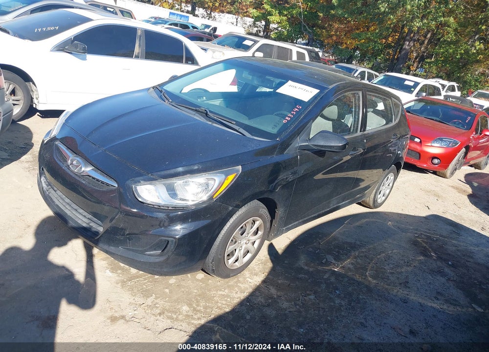 2013 HYUNDAI ACCENT GS VIN: KMHCT5AE7DU083545