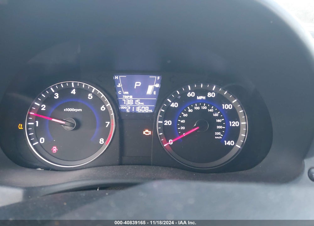 2013 HYUNDAI ACCENT GS VIN: KMHCT5AE7DU083545