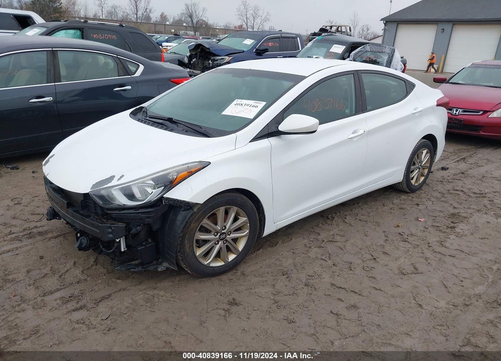 2016 HYUNDAI ELANTRA SE VIN: 5NPDH4AE5GH742998