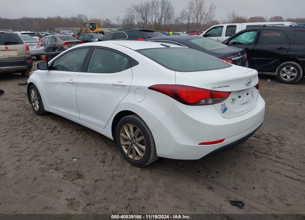 2016 HYUNDAI ELANTRA SE VIN: 5NPDH4AE5GH742998