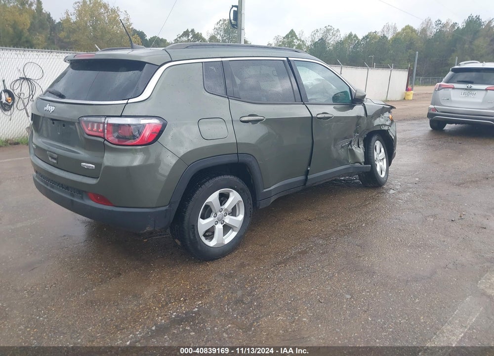 2018 JEEP COMPASS LATITUDE 4X4 VIN: 3C4NJDBB3JT283880