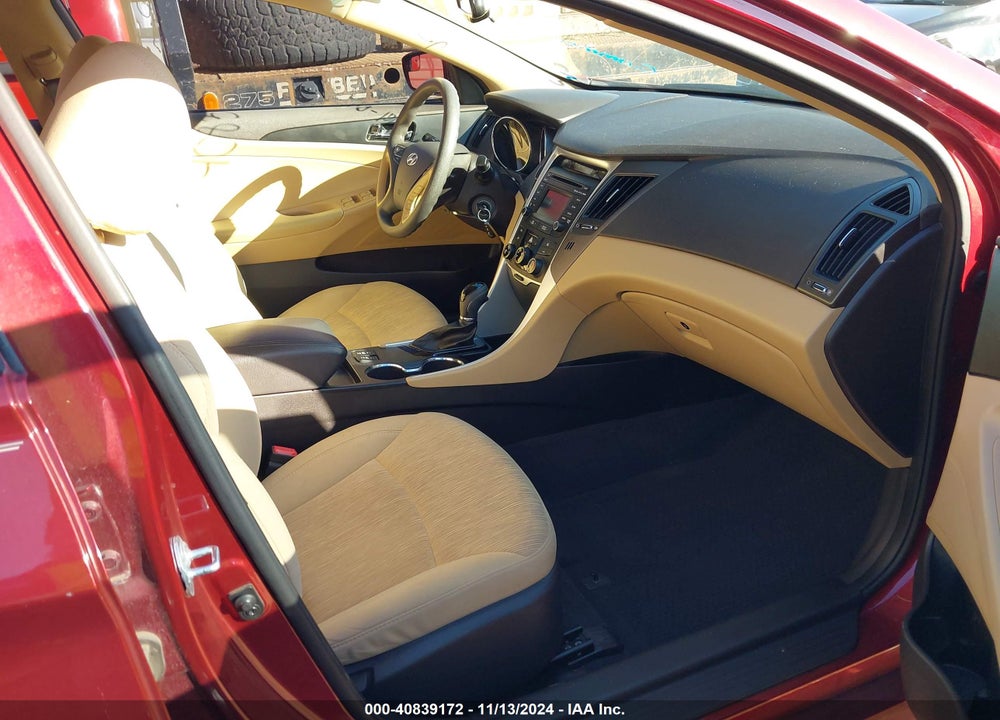 2014 HYUNDAI SONATA GLS VIN: 5NPEB4AC2EH942853