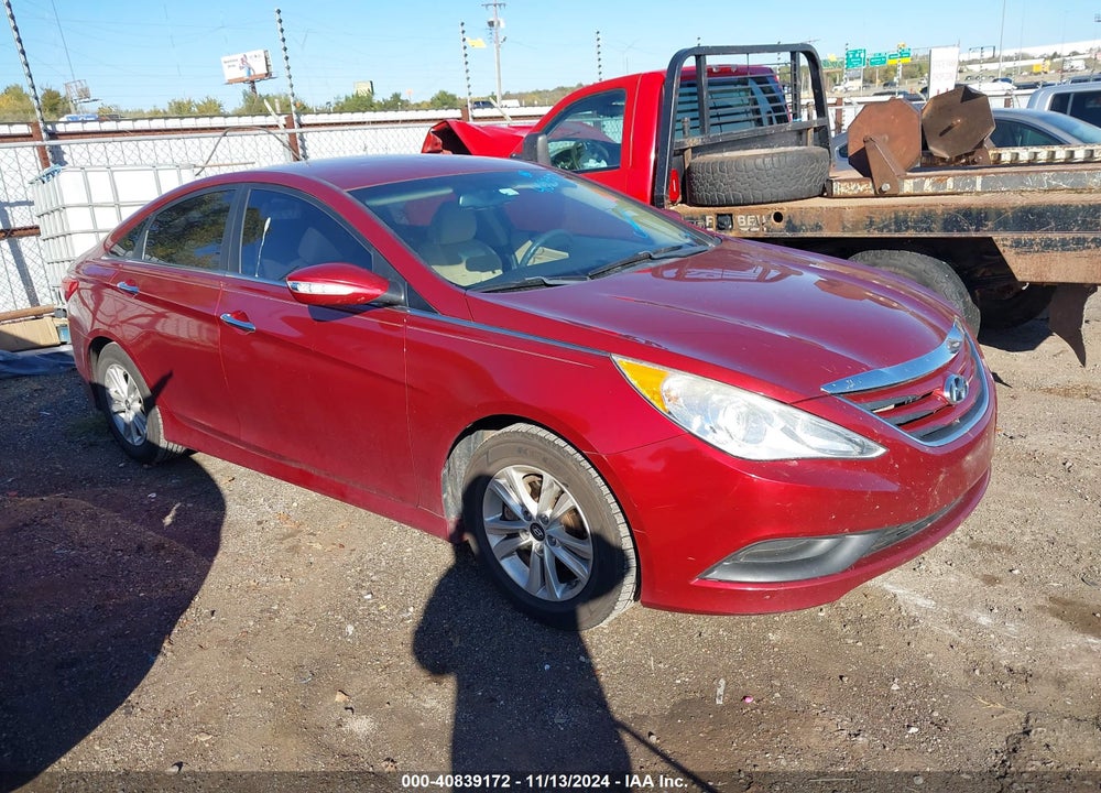 2014 HYUNDAI SONATA GLS VIN: 5NPEB4AC2EH942853