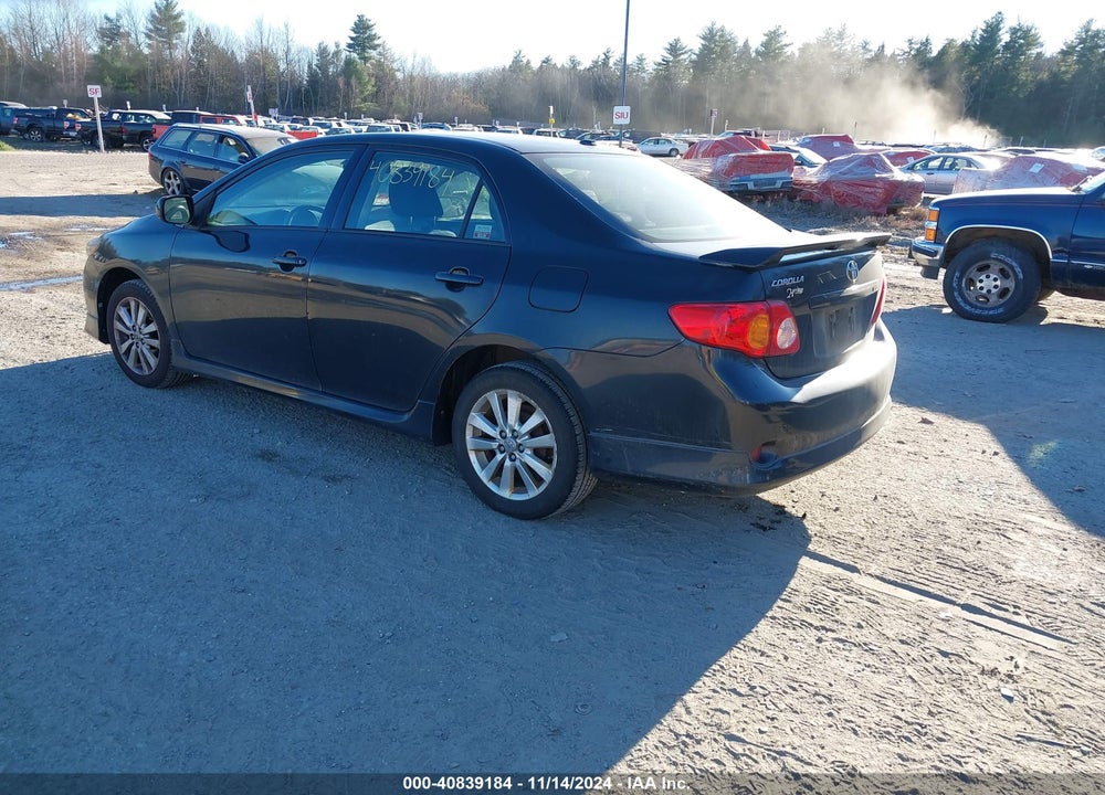2009 TOYOTA COROLLA VIN: 1NXBU40E89Z084554