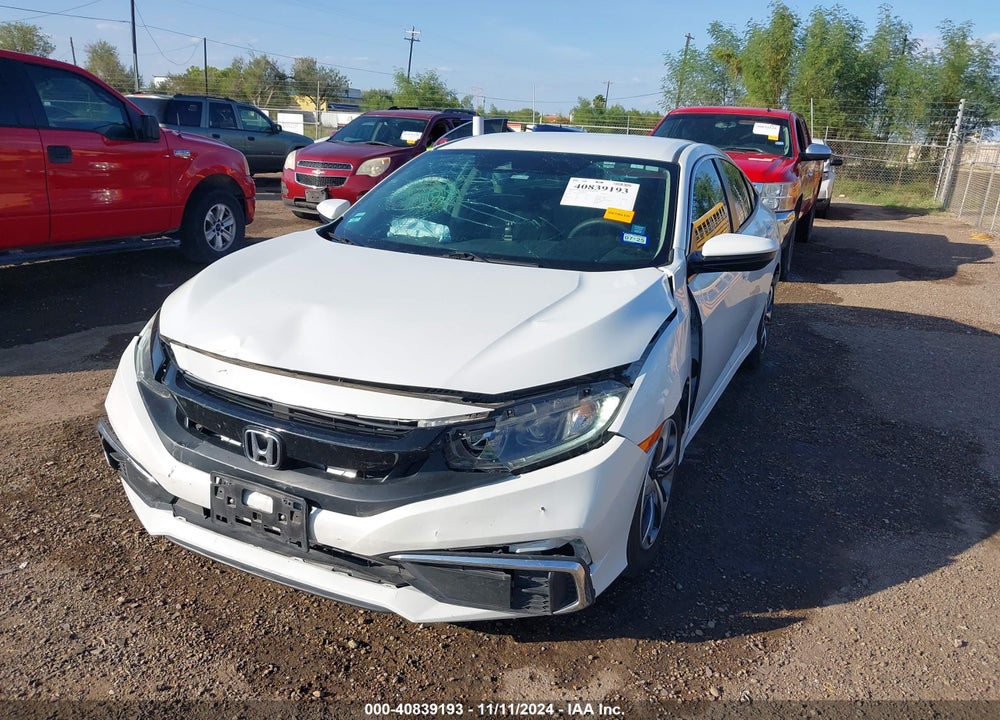 2019 HONDA CIVIC VIN: 19XFC2F60KE036774