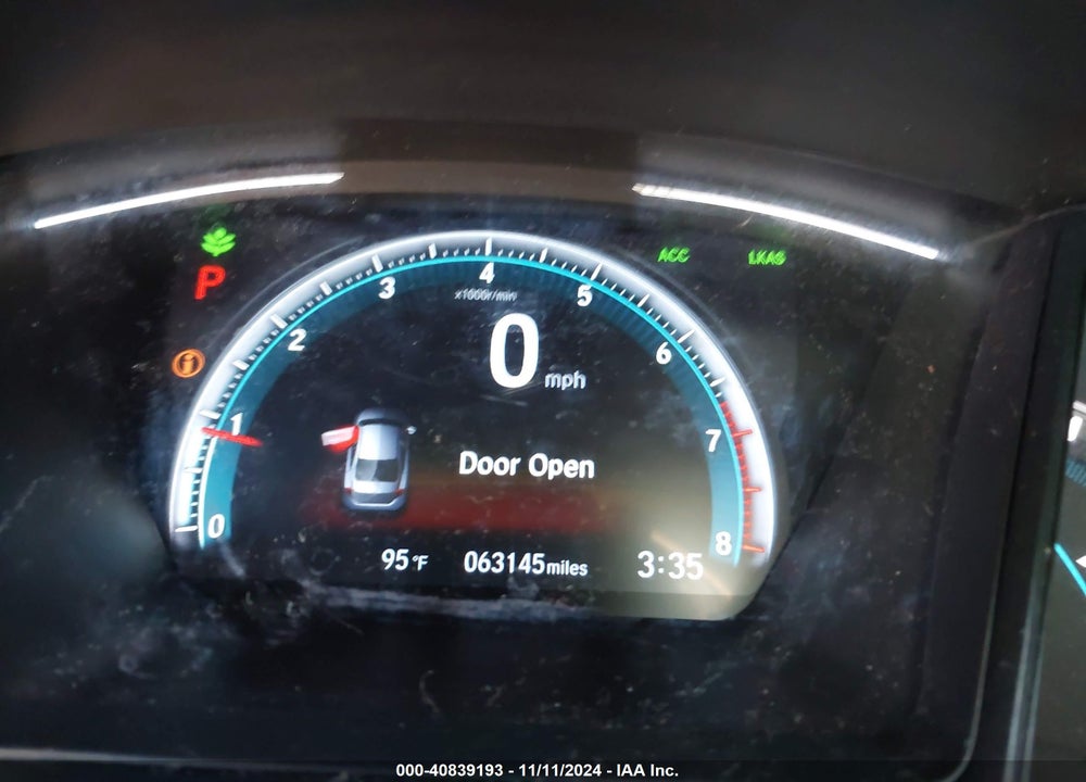 2019 HONDA CIVIC VIN: 19XFC2F60KE036774