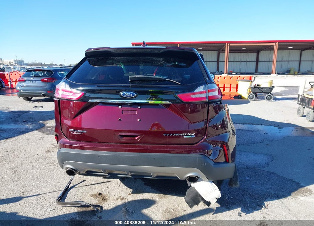 2019 FORD EDGE VIN: 2FMPK4K91KBB30829