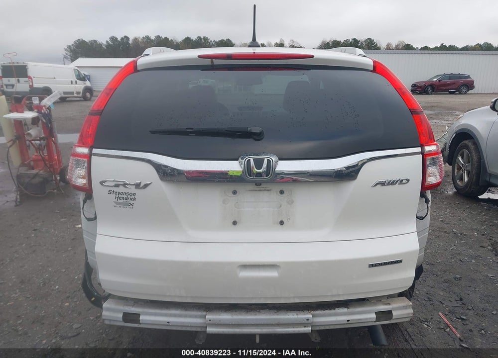 2016 HONDA CR-V TOURING VIN: 5J6RM4H98GL014365
