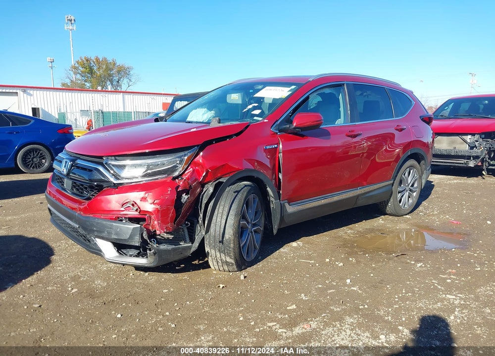 2022 HONDA CR-V HYBRID TOURING VIN: 5J6RT6H96NL039647
