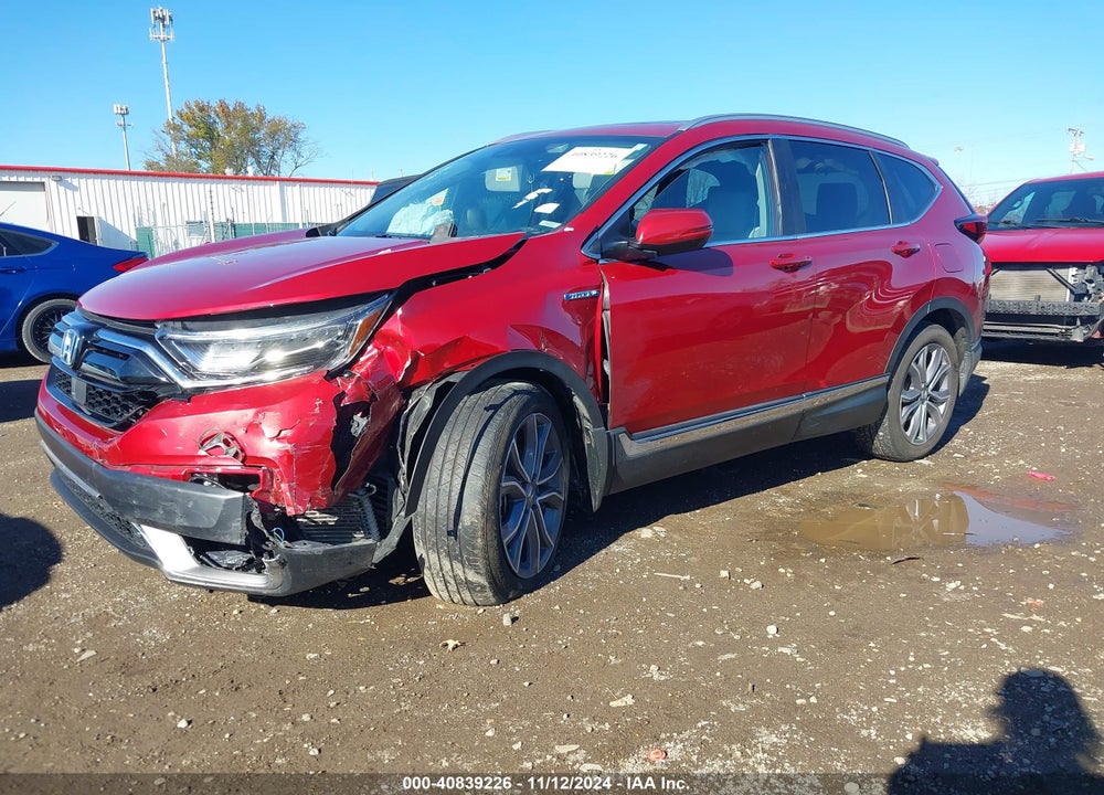 2022 HONDA CR-V HYBRID TOURING VIN: 5J6RT6H96NL039647
