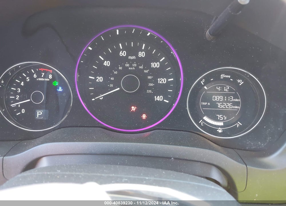 2018 HONDA HR-V EX VIN: 3CZRU6H53JG709110