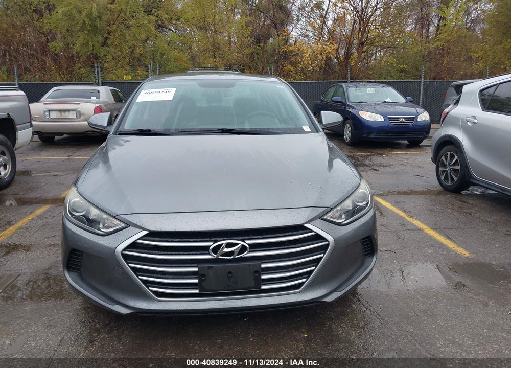 2017 HYUNDAI ELANTRA SE VIN: KMHD74LFXHU115547