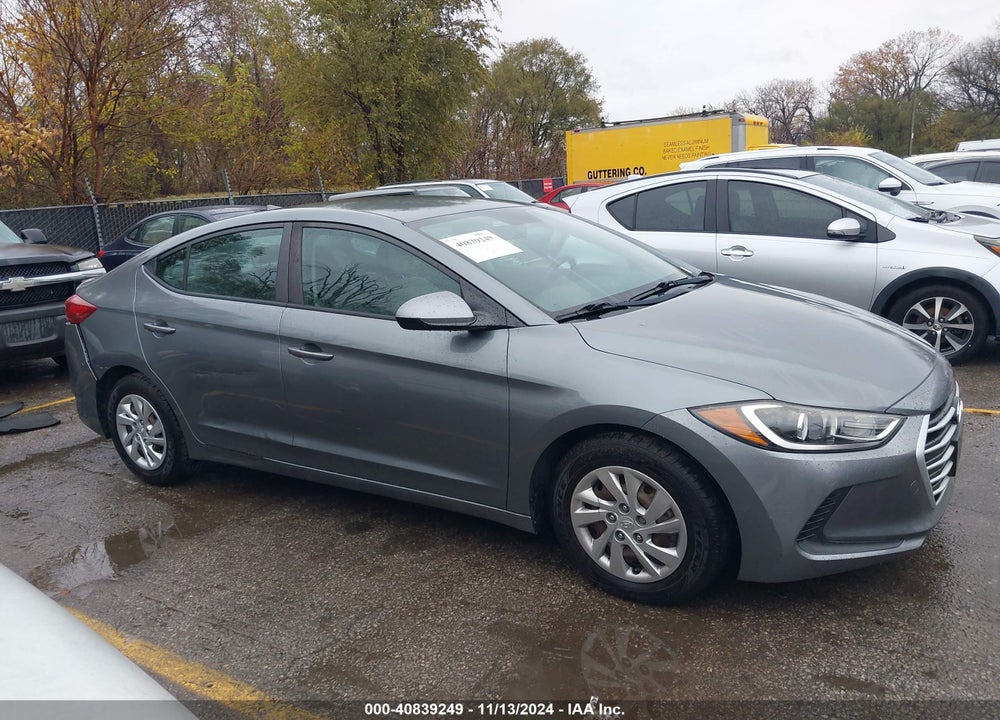2017 HYUNDAI ELANTRA SE VIN: KMHD74LFXHU115547
